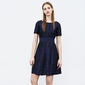 Jil Sander Navy - jacquard dress F14 RTW
